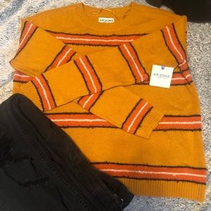 NWT Arizona Jean Co. Striped Sweater